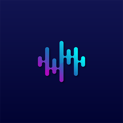 Sound wave logo 3d abstract logo app audio logo blue branding design digital forsale icon illustration logo logo design music logo sound logo sound wave technology logo ui vector wave logo