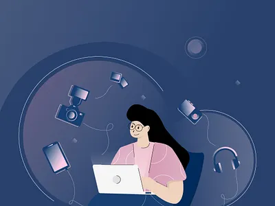 style frame adobe illustrator artwork characterdesign color design designer flatdesign gradient design illustration vector