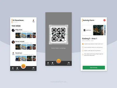 Portal for Security Officer branding portal design portalsecurity security security officer userinterface design