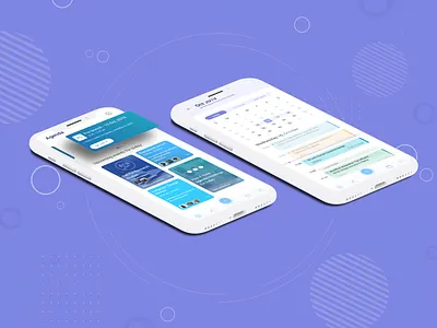 Agenda App Concept agenda app app design calendar calendar app calendar design design illustraion mobile app mobile app design mobile ui ui ux vector