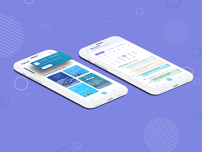 Agenda App Concept agenda app app design calendar calendar app calendar design design illustraion mobile app mobile app design mobile ui ui ux vector