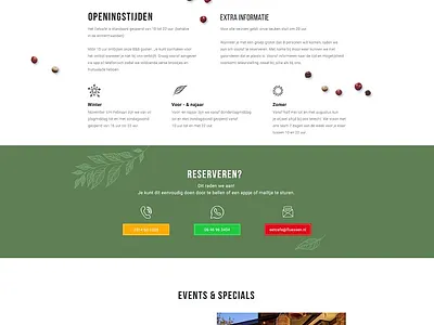 Website design | Eetcafe De Fluessen webdesign website design