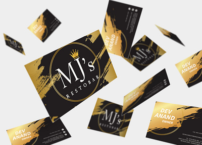 MJ'S RESTOBAR branding and identity concept artist concept design editorial graphic designer logo design