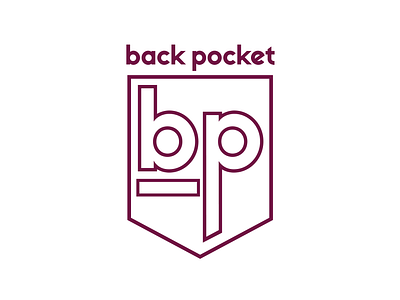 Back Pocket Denim Logo branding branding design design icon illustration logo logo design typography