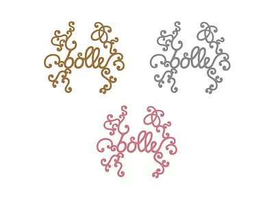 Bolle Logo – Colors attractive bakery beautiful logo branding catchy craftmanship elegant flourish flourishes hand drawn logo logodesign refined sophisticated vector art vectors