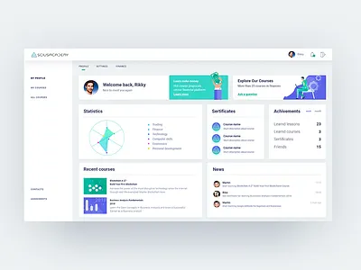 SCIUSACADEMY platform 🎓 app dashboard dashboard ui ui ux web webapp webapps webdesign