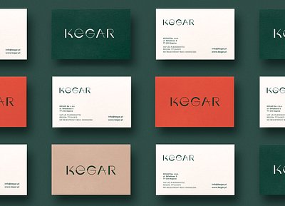 Kegar Tannery branding business card stationery tannery