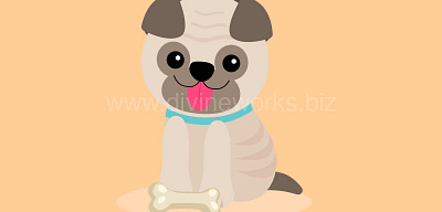 Puppy Dog Vector Art adobe illustrator baby bull dog vector baby dog vector art dog vector art graphic design puppy vector art vector graphic vector illustration