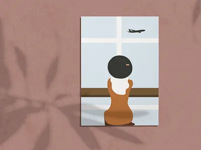 Poster design illustration minimalist poster vector