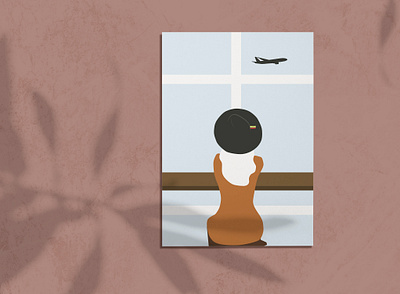 Poster design illustration minimalist poster vector