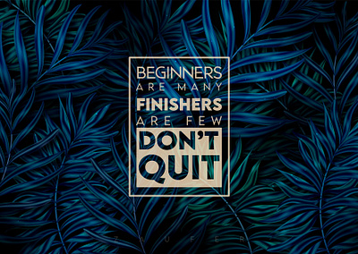 DONT QUIT - Typograpghy adobe illustrator creative design design design art design inspiration flat illustration illustrator minimal quote design quoteoftheday quotes typeface typography vector web