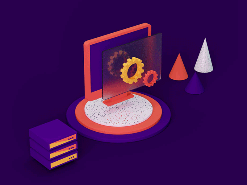 3D illustrations 3d 3d art 3d icons 3d software analytics bledner blender3d branding data energy gear design iot iot platform mobile power purple software engineering website design website designer windmill