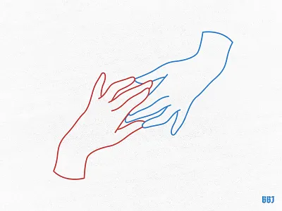 touch of love art blackboozeillustration digital hand illustration love touch vector