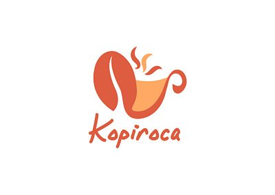 Kopiroca Logo branding character flat icon logo logo design typography vector