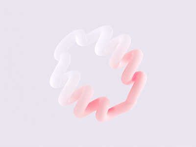 Helix 3d abstract animation branding chemistry cinema 4d gradient health health app helix octane pastel science