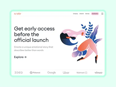 Vesta Illustrations 404 animalcare blue business contrast education flat gradient illustration party pink science sport vector violet workflow