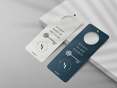 Door Handle Signage Mock-Ups Vol.1 brand identity cleaning disturb signs door handles door hanger door hanging hotel invitation makeup mockup room spa