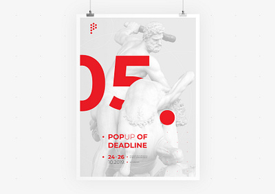 POP UP Sarajevo • Poster 05 • Visual Identity advertising app branding communication deadline design event festival festival poster festive graphic identity illustration logo poster sculpture typography ui ux vector visual