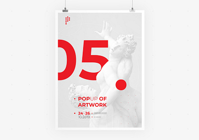 POP UP Sarajevo • Poster 02 • Visual Identity advertising app artwork branding communication design event festival festival poster graphic identity illustration logo poster sculpture typography ui ux vector visual web