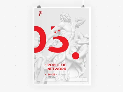 POP UP Sarajevo • Poster 04 • Visual Identity advertising app branding communication design event festival festival poster graphic identity illustration logo network poster sculpture typography ui ux vector visual web