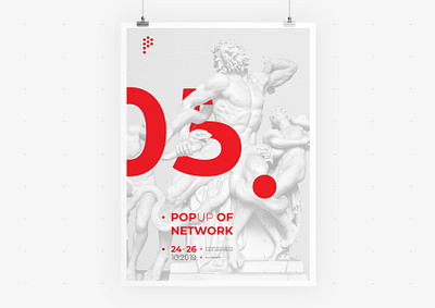 POP UP Sarajevo • Poster 04 • Visual Identity advertising app branding communication design event festival festival poster graphic identity illustration logo network poster sculpture typography ui ux vector visual web