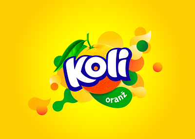 Koli orange packaging soda