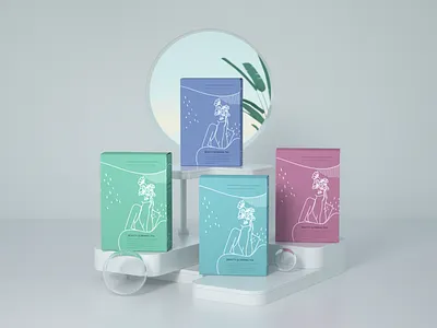 Beauty-Slimming-Tea-004 cinema 4d package design