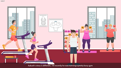 gym branding design illustration vector