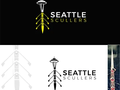 Seattle Scullers branding design logo logodesign minimalist logo seattle