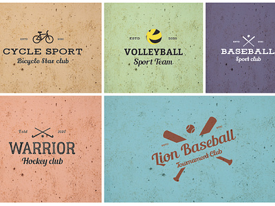 Vintage baseball logo logo logo design logodesign