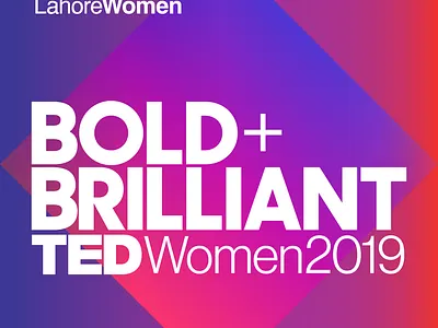 TEDxWomen2019 design poster art tedx