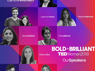 TEDxWomen2019 design poster art tedx