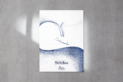 Serifos - Typographic Poster creative design design designer detail graphic design greece illustration illustration art illustrator poster poster design retro s serifos typographic typography typography art typography design typography poster vintage