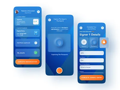 Face scan screens clean design dashboard interface mobile app mobile app design neomorphic services simple solution ui user experience ux