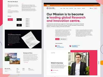 China-CEEC Redesign design landingpage logo preview redesign ui ux web webdesign website