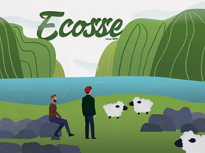 Scotland vacation brush ecosse edinburgh glencoe grain highlands hike iverness lochness mountain scotland sheep texture travel trip uk