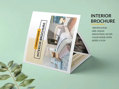 Interior Design Brochure Template clean conpany brochure corporate brochure creative brochure interior brochure interior design interior design brochure minimal brochure multipurpose photoshop template real estate