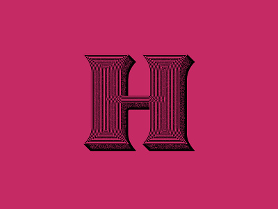 36 Days of Type - H 36daysoftype07 adobe goodtype handlettering handmade illustrator lettering theletteringcontinues typebytrade typegang
