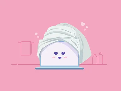 My Dear Valentine character creative cute design illustration vector