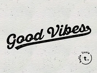 GOOD VIBES (final) graphic design positive quote quote showusyourtype type design typeface typematters typographic typography typography art