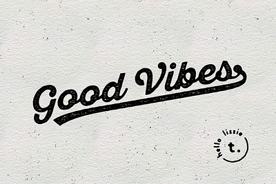 GOOD VIBES (final) graphic design positive quote quote showusyourtype type design typeface typematters typographic typography typography art