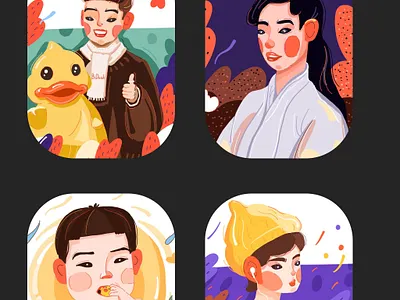 Illustration character creation practice 01 design illustration people