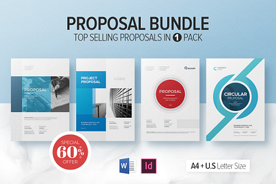 Proposal Bundle brochure design brochure template bundle indesign proposal minimal project proposal proposal proposal bundle proposal design proposal template word proposal