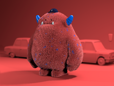 Passport Monster c4d character character design cinema4d monster