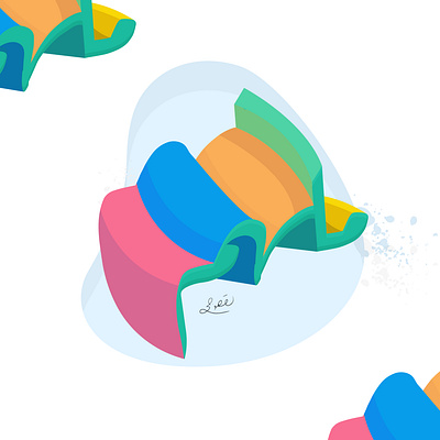 "ملهم" Typography dailylogochallenge design flat icon illustrator illustrator typography color logo minimal typography vector