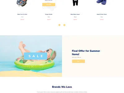 Tetzi - Baby & Kids eCommerce Sketch Template baby children children store clean creative design fashion kids craft market modern online shop shopping store woocommerce