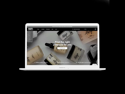 Mary's Nutritionals Website and Brand Update ecommerce packaging ui website