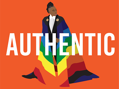 Lena Waithe adobe creatives design challenge illustration illustrator lgbtq