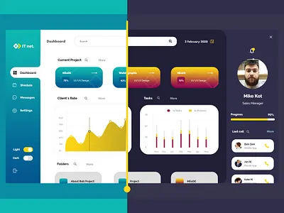 IT net - Platform for IT company adobe photoshop dashboad dashboard design design illustration platform