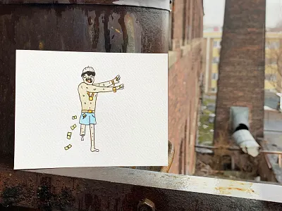 The Rich Zombie 💰🧟‍♂️ character character design character illustration illustration smashdraw